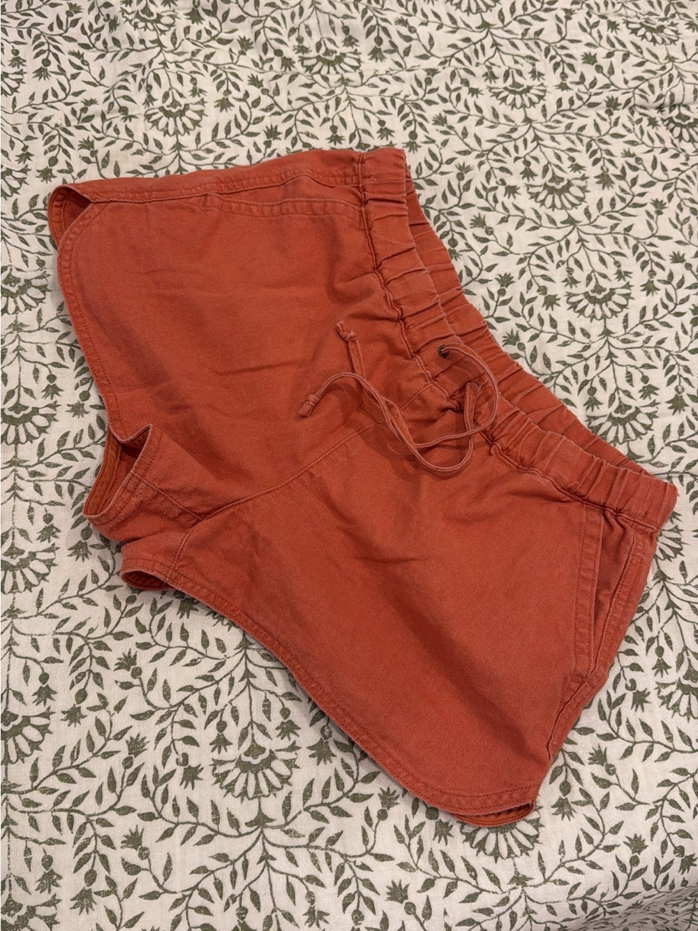 J. Crew Women's Rust Drawcord Athletic Shorts